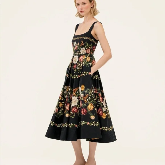 SOLD OUT AGUA BY AGUA BENDITA  NWOT ALCAPARRA PARAMO MIDI DRESS - Picture 3 of 10